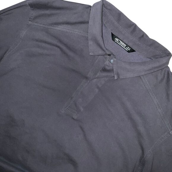Arc'teryx Men’s Captive Long Sleeve Polo Shirt L - Picture 2 of 6